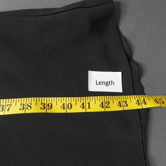 Esprit Dress 4 Black Midi Ruffle Sheer Romantic Witchy Whimsigoth Y2K Retro - Picture 13 of 14